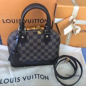 Alma BB Damier Eben Excellent Condition